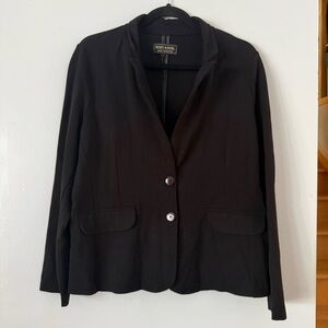 Casual Black Blazer by Body & Soul